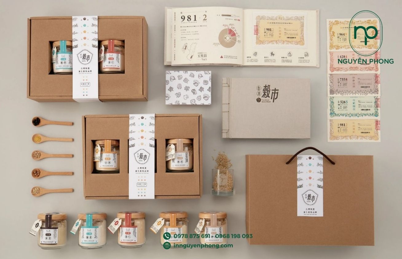 Trọn bộ bao bì đựng nông sản